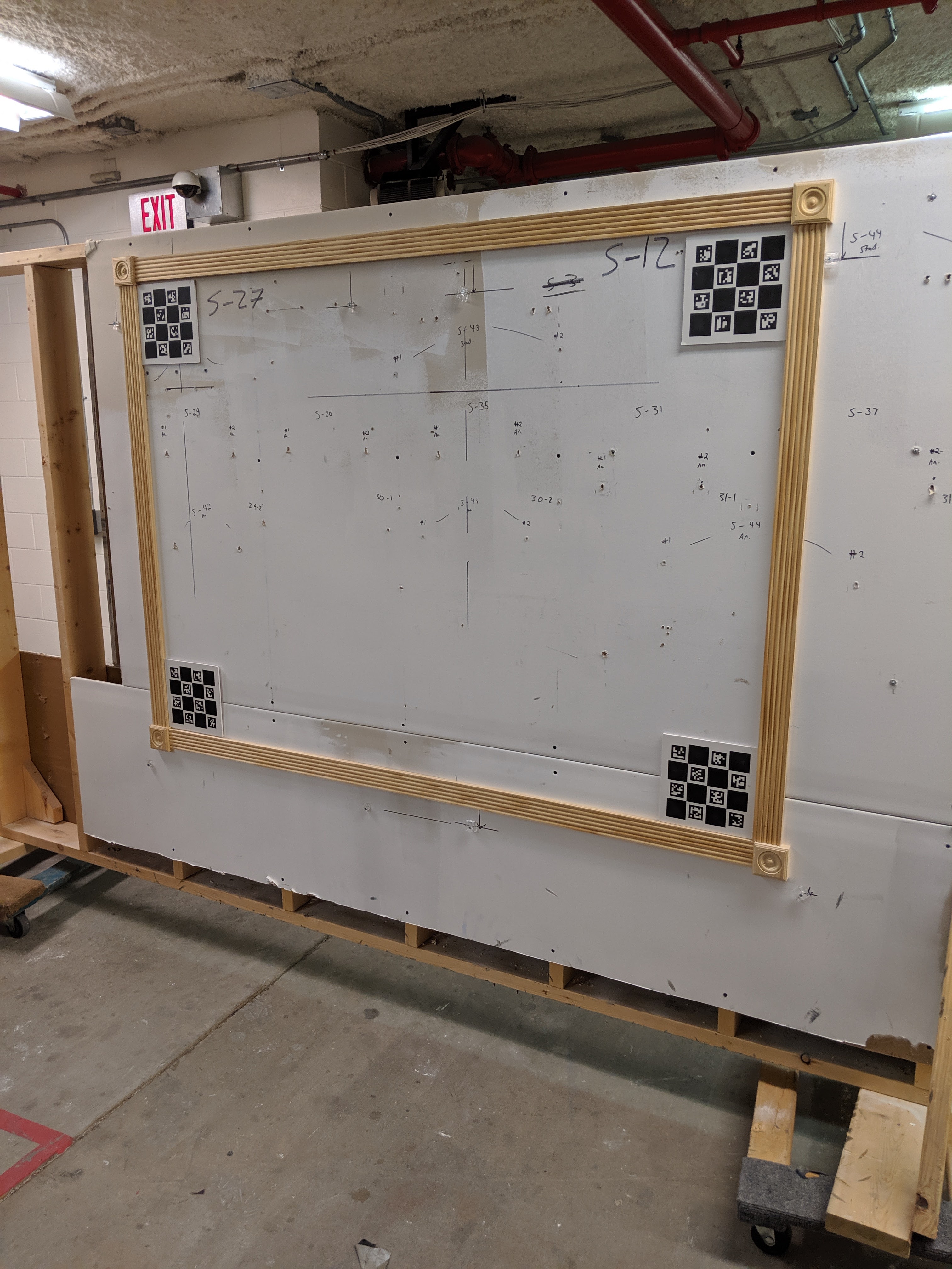 Photogrammetry setup for window and trim measurement