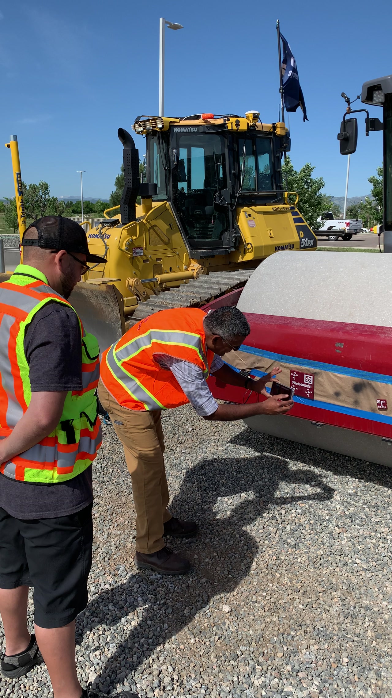 Compactor field measurement