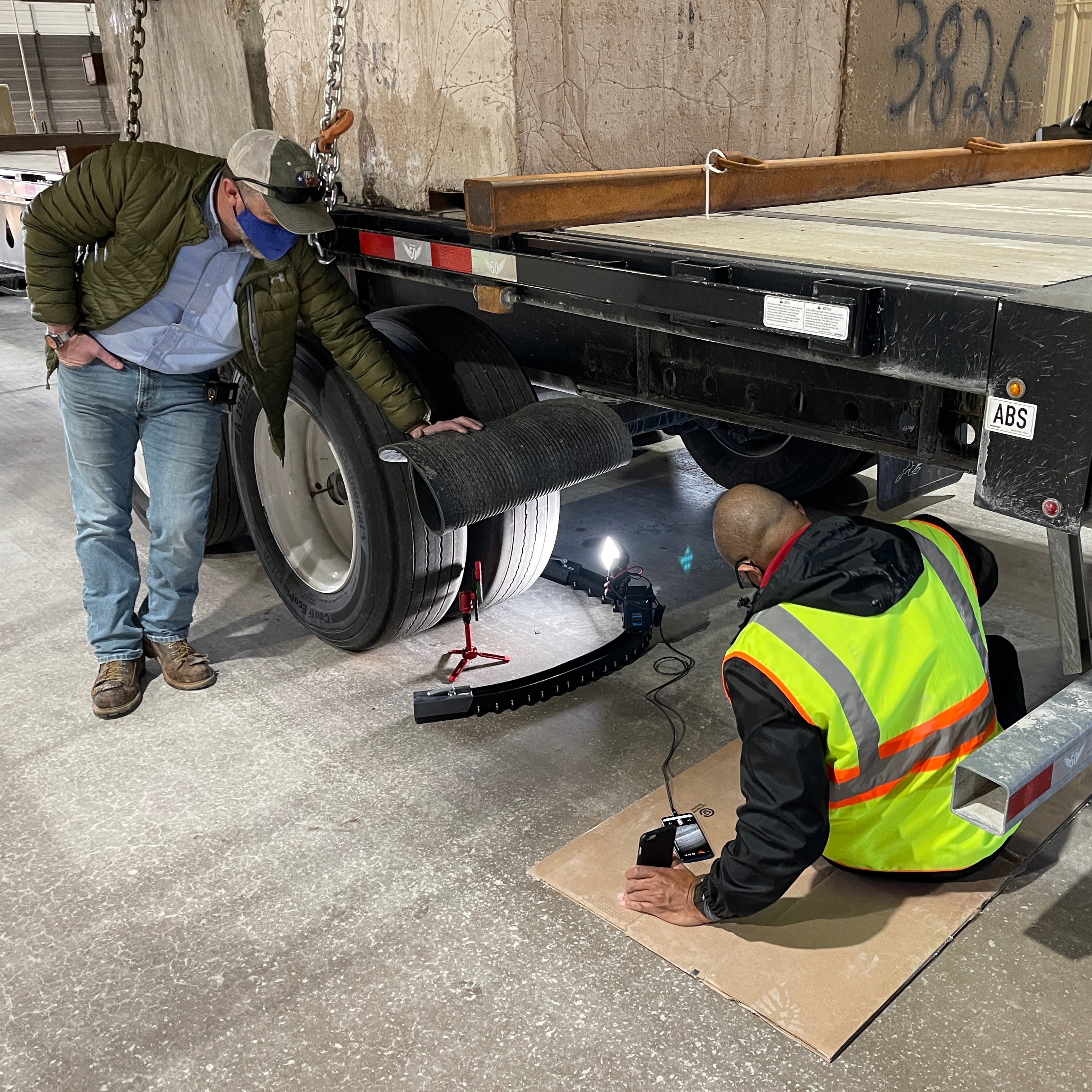 Heavy truck tyre field measurement